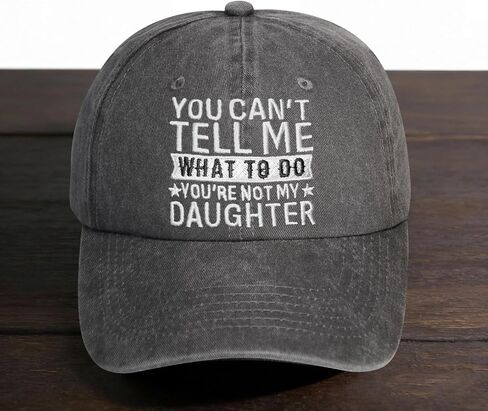 Dad/Mom Gifts from Daughter, Mothers Day Fathers Day Birthday Gifts for Dad Mom - Adjustable Baseball Cap in Saudi Arabia