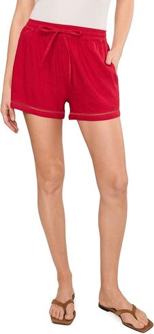KUT from the Kloth Aria Linen Tie Front Shorts in Kuwait