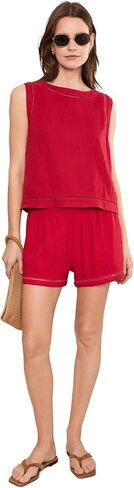 KUT from the Kloth Aria Linen Tie Front Shorts in Kuwait