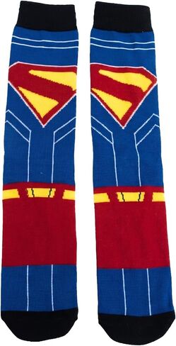 Superman Krypto Costume Logo Symbol 3-Pack Crew Socks Adult Casual Crew Socks in Saudi Arabia
