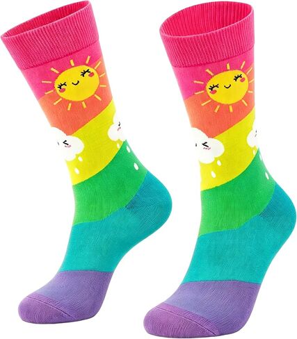 Funny Socks for Women and Men - One Size Socks Crew Ankle Sock for Novelty Gifts in Kuwait