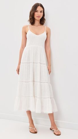 Z SUPPLY Women's Behati Eyelet Maxi Dress in Kuwait