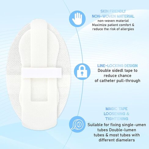 Foley Catheter Stabilization Device, Urinary Leg Bag Holder, 20Pcs Catheter Stabilization Device, Statlock Foley Catheters Bag Accessories in Kuwait