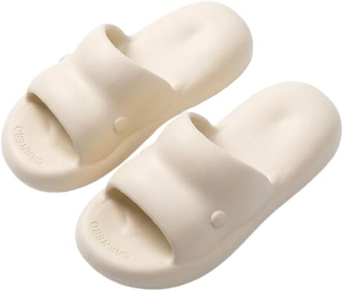 Cloud Slippers for Women Lightweight Pillow Slides Compression Sandals Comfy Soft Thick Sole Non-Slip Shower Shoes in Saudi Arabia