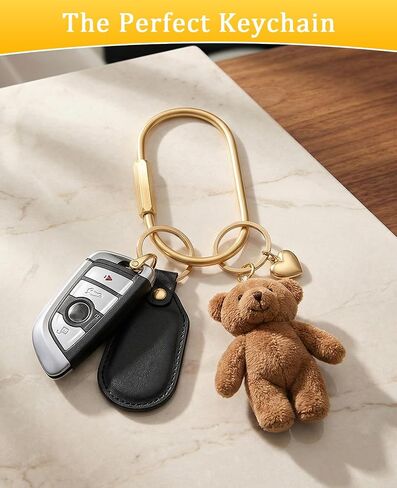 40 Pack Gold Key Rings Carabiner Set, Brass Locking Bag Charm Keychain Clip in Saudi Arabia