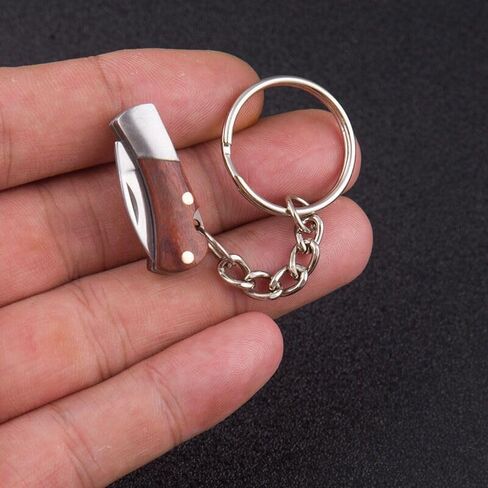 Mini Folding Keychain Portable Key Chain Hanging Outdoor Unboxing Keyring in Kuwait