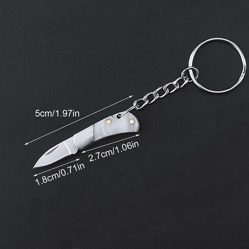 Mini Folding Keychain Portable Key Chain Hanging Outdoor Unboxing Keyring in Kuwait