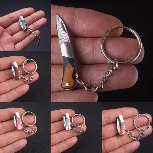 Mini Folding Keychain Portable Key Chain Hanging Outdoor Unboxing Keyring in Kuwait