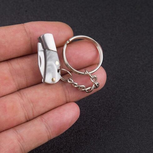 Mini Folding Keychain Portable Key Chain Hanging Outdoor Unboxing Keyring in Kuwait