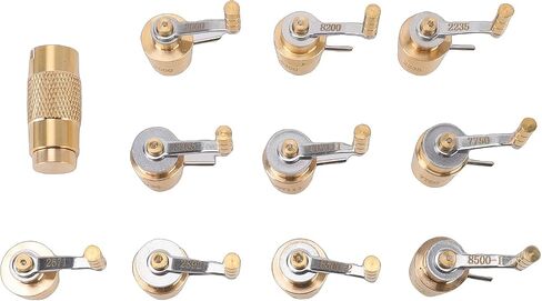 Mainsprings Winder Set, Brass Watch Winder Kit Fit for 2000 2671 2235 8200 8500-1 8500-2 3135/2824 C07111 7750 2892/2836 Movement in Saudi Arabia