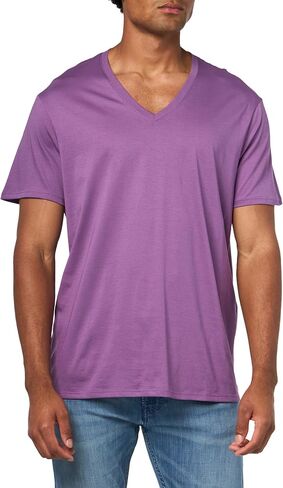 Armani Exchange Men's Pima Cotton Jersey Short Sleeve V-Neck T-Shirt in Kuwait