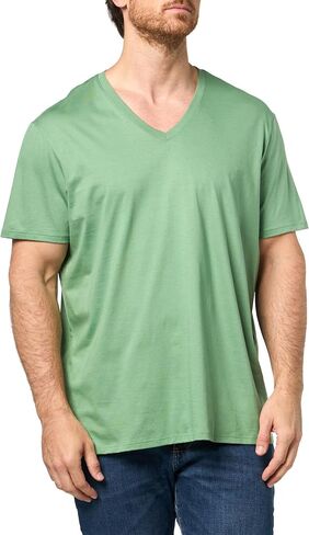 Armani Exchange Men's Pima Cotton Jersey Short Sleeve V-Neck T-Shirt in Kuwait