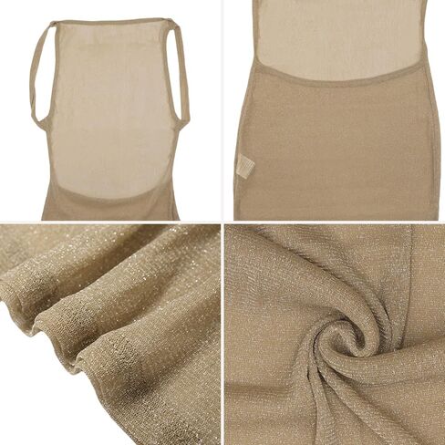 Women's Sexy Open Back Glitter Maxi Dress Sheer Mesh Beach Cover Up Dress Sleeveless Party Vacation Dresses in Kuwait