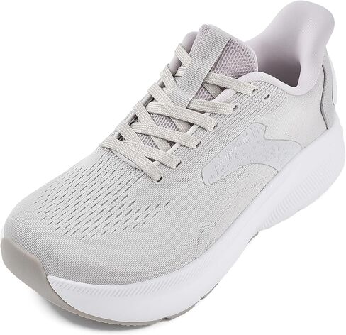 JACKSHIBO Wide Toe Women's Road Running Shoes Slip in Hands Free Cushion Support Memory Foam Zero Drop Sole Athletic Ultra Light Walking Tennis Gym WorkTrainin Shoes Platform Chunky Sneaker in Saudi Arabia