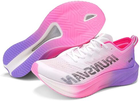 Carbon Plate Running Shoes Men’s and Women’s Running Shoes Lightweight, Cushioned, Arch Support Sneakers for Running, Training, and Daily Wear in Kuwait