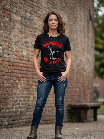 Black, Graphic Print, T-Shirt, Unisex, Regular Fit in Kuwait