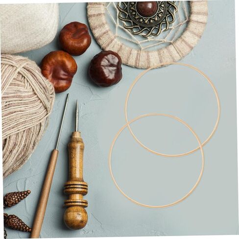 OHPHCALL 12pcs Dream Catcher Round DIY Dream Catcher Ring Craft Making Materials for Handmade Decorations in Saudi Arabia