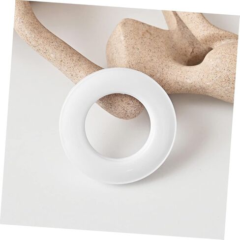 PRETYZOOM 6pcs Silent Curtain Grommets Sturdy Plastic Curtain Rings for Drapery Easy to Install Eyelets Suitable for Home Decor in Kuwait