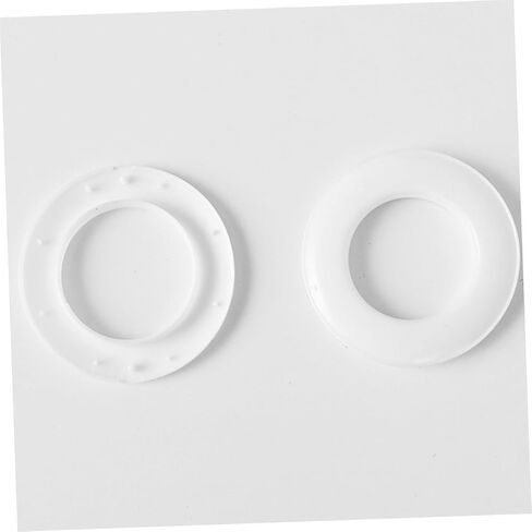 PRETYZOOM 6pcs Silent Curtain Grommets Sturdy Plastic Curtain Rings for Drapery Easy to Install Eyelets Suitable for Home Decor in Kuwait