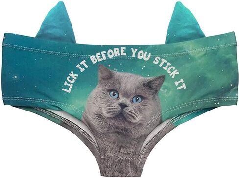 Babalet Women's 3D Funny Animal Look Underwears Sexy Naughty Briefs with Cute Ears in Saudi Arabia
