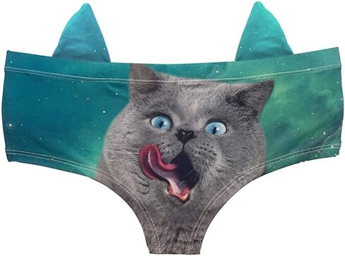 Babalet Women's 3D Funny Animal Look Underwears Sexy Naughty Briefs with Cute Ears in Saudi Arabia