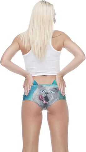 Babalet Women's 3D Funny Animal Look Underwears Sexy Naughty Briefs with Cute Ears in Saudi Arabia