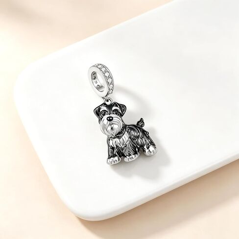 Schnauzer Charm Bracelets Dog Charms for Bracelets Schnauzer Jewelry Gifts for Women in Saudi Arabia