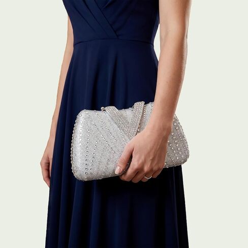 SH Clutch purses for Women Evening Clutch Bag Rhinestone Wedding Party Prom Purse Dressy Handbags in Saudi Arabia