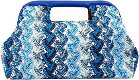 ENBEI Women's Top Handle Clutch Purse, Evening Bag with Leather-Wrapped Metal Handle, Handbag Clutch for Party & Daily Use in Saudi Arabia