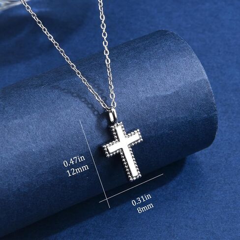 EPIRORA Christian Gifts for Women Girls, 16+2" Silver Small Cross Necklace, Confirmation Baptism Easter Religious Gifts for Teen Girls Trendy Stuff, Birthday Graduation Valentines Catholic Gift Ideas in Kuwait