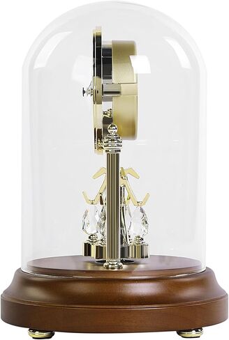 SEIKO QXN236GLH Desk and Table Clock, Brown in Saudi Arabia