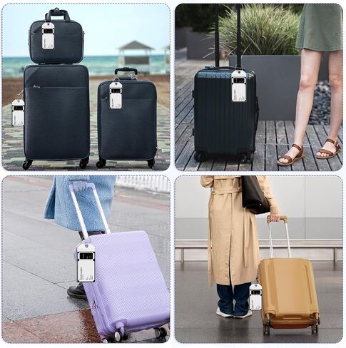 10 Pack Holland America Cruise Luggage Tag Holders, Zip Seal Clear Waterproof Tag Holder with Steel Loops Fits Holland America & Carnival Cruise Essentials Must Haves 2026-2027 in Kuwait