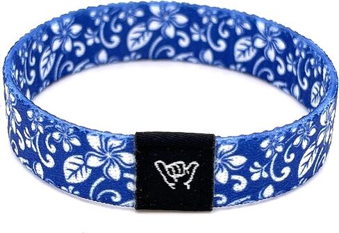 Hang Loose Bands - Coastal Surfer Beach Bracelet for Men, Women & Teens - Comfy Summer - Boho Reversible Wristband- Aloha Spirit| Medium: 7.5" length (for large wrists) in Saudi Arabia