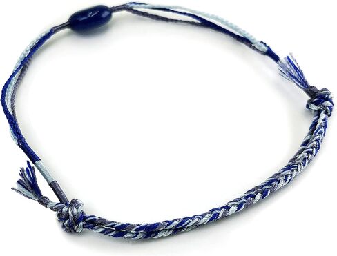 Gemstone Trinity Waterproof and Handmade Wish Thread Bracelet Gift for Mom Girlfriend Boyfriend BF Couple 11.8" in Saudi Arabia