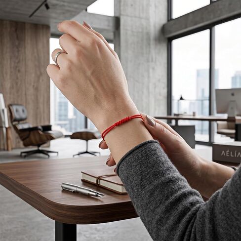 7 Knot Red String of Fate Bracelets Good Luck Protection Gift Thread Handmade String Bracelets Adjustable Red Rope Long Distance Matching Bracelet for Women and Men Friendship Jewelry in Saudi Arabia