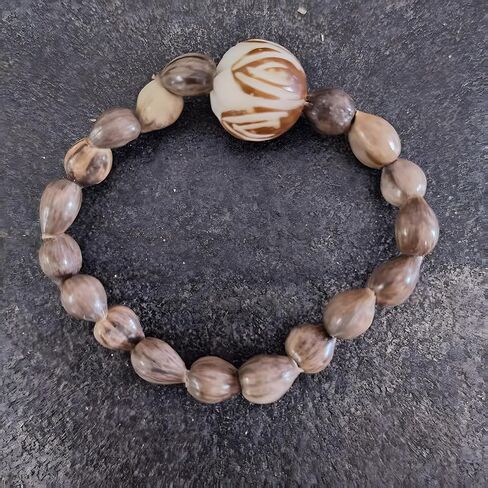Job's Tears Beaded Bracelet Natural Beaded Elastic Healing Bracelets in Kuwait