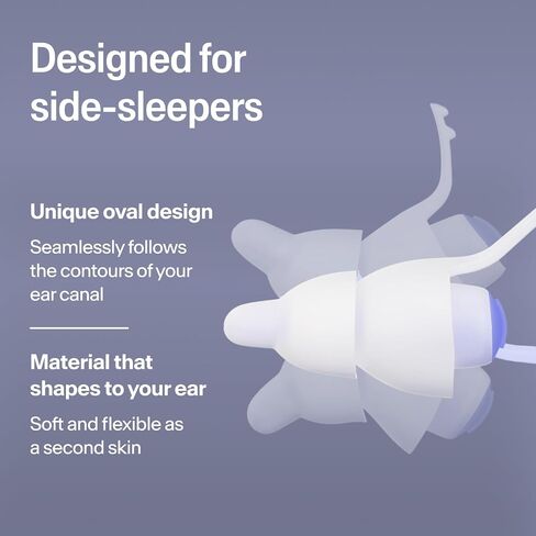 Alpine SleepDeep Earplugs for Sleeping – Side Sleepers & Snoring – Ultra-Soft Noise Reducing Earplugs – 27dB NRR – Hypoallergenic, Silicone-Free – 3 Pairs (S, M, L) in Kuwait