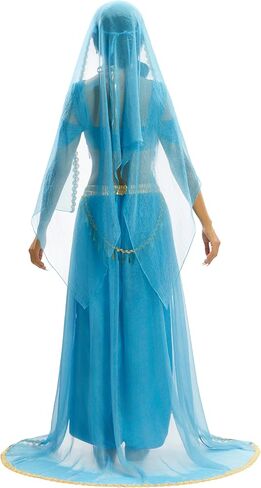 Cosplay.fm Women Arabian Princess Costume Deluxe Cosplay Outfit Top Pants with Full Accessories in Kuwait