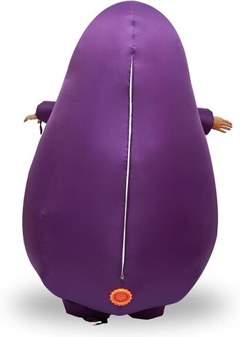 Grimace Costume Purple Inflatable Suit Halloween Mascot for Adult and Kids in Saudi Arabia