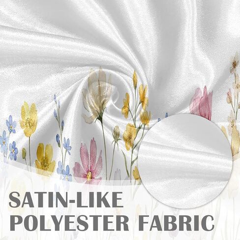 Emvency 8 Pack Green Valances Window Treatments, Eucalyptus Leaves Spring Summer Blackout Adjustable for Living Room Bathroom Bedroom Kitchen Over Sink, 18x52 Inch Rod Pocket Valances in Saudi Arabia