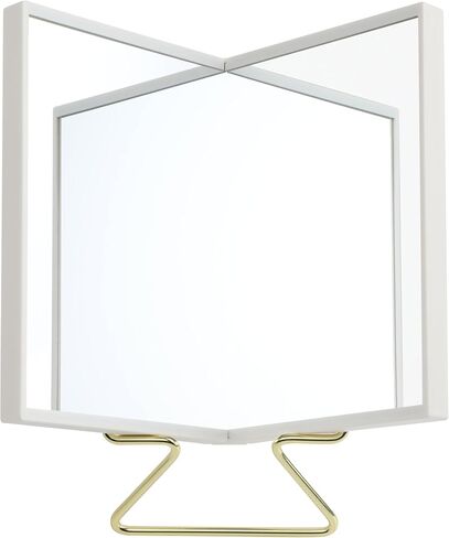 Realme V0 Non-Reversing Mirror with Stand, True Reflection Desk Mirror for Makeup, Hair Styling, Grooming and Photo Check in Saudi Arabia