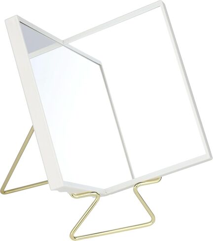 Realme V0 Non-Reversing Mirror with Stand, True Reflection Desk Mirror for Makeup, Hair Styling, Grooming and Photo Check in Saudi Arabia