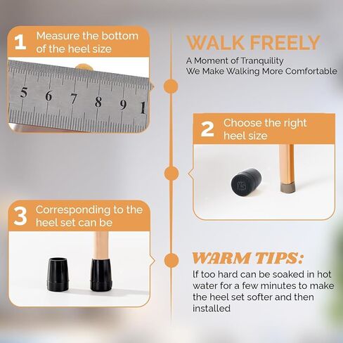 Heel Protectors for Grass 10 Pairs, 5 Sizes Heel Covers for High Heels, Clear, Heel Caps Stoppers for Walking on Grass and Uneven Floor in Saudi Arabia