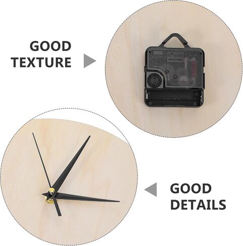 12-inch Unfinished Round Wood Clock Face - Sanded Smooth DIY Craft Blank for Painting, Home Decor & Analog Clock Making in Kuwait