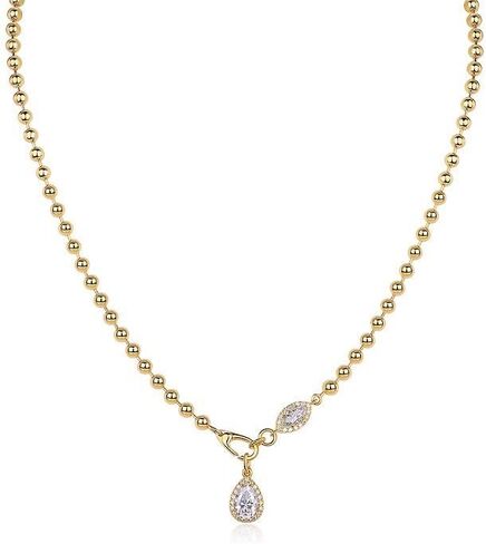 JZ-SN14918Y01 6 * 8 octagon / 5 * 10 Moissanite necklace in Saudi Arabia
