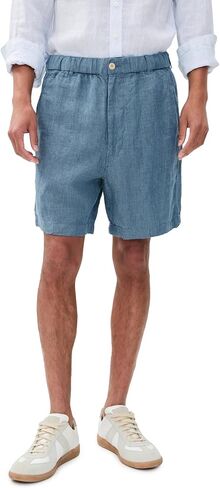 Madewell Men's Linen Pull On Shorts 5.5" in Kuwait