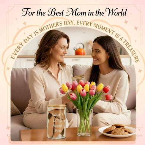 Love Notes Memory Jar, What I Love About You Jar & 50 Heart Shaped Note 1 Pen Anniversary Birthday Father's Day Long Distance Relationship Gift for Boy/girlfriend Husband Wife Couple Mom Dad in Saudi Arabia