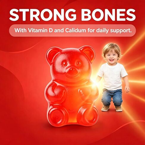 5-in-1 Growth Support with Amino Acids, Vitamin D3 & K2, 60 Count in Kuwait