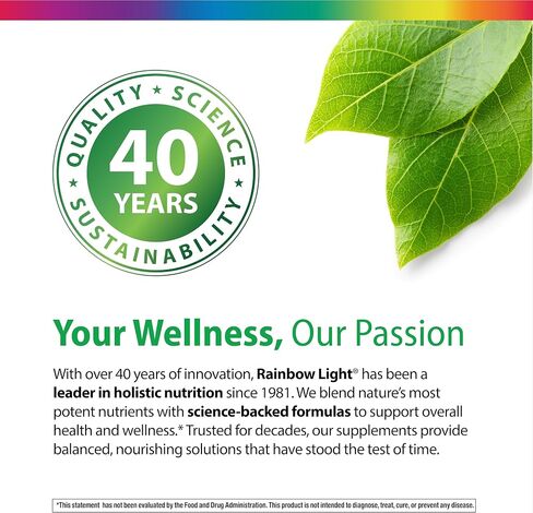 Rainbow Light Mushroom Complex Supplement | 60 Capsules | Made with 10 Potent Mushrooms | Includes Lions Mane, Chaga, Shiitake, Reishi & More | Non-GMO and Gluten Free in Saudi Arabia