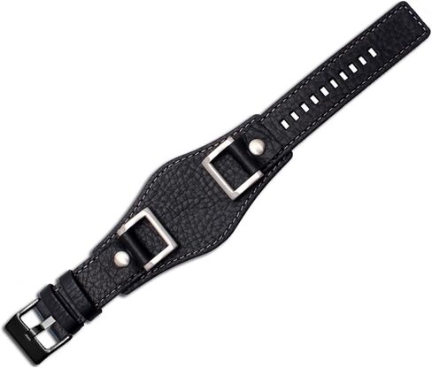 CZKE Genuine Leather for Fossil JR1157 Watch Band Accessories Vintage Style Strap with Stainless Steel Joint 24mm Watchbands (Color : Brown, Size : 24mm) in Saudi Arabia
